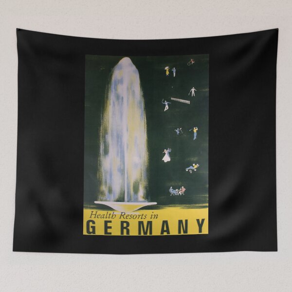 Item preview, Germany vintage travel poster designed and sold by stickart-marek.