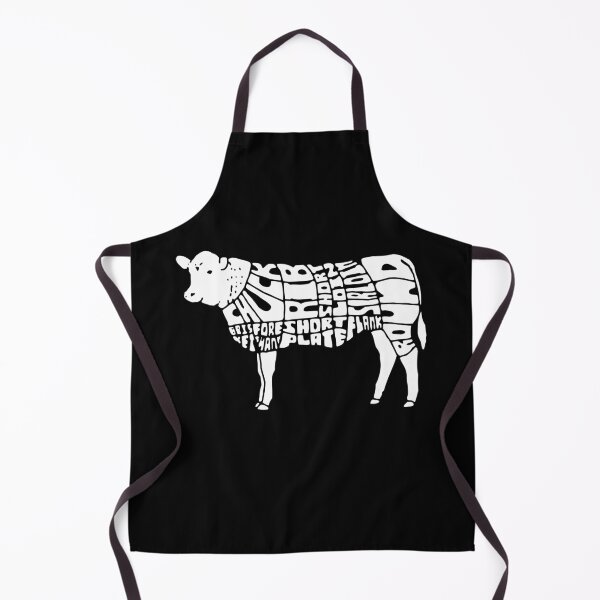 Item preview, Cuts of Beef Cow Infographic White designed and sold by Maria Simone.