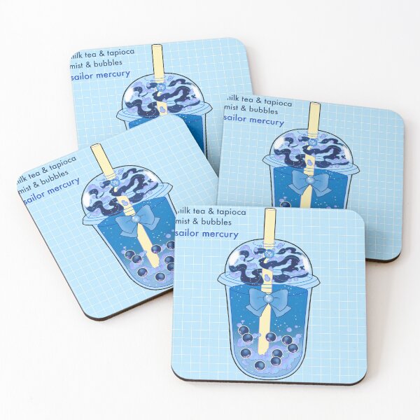 Item preview, Sailor Mercury Boba Grid designed and sold by murrmoonlm.