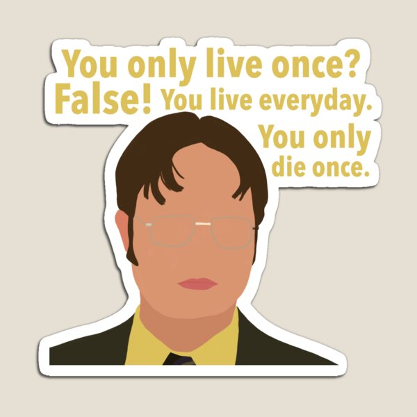 Item preview, Dwight Schrute Zitat designed and sold by lillianbarnes.