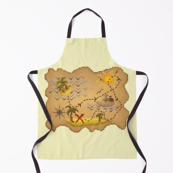 Item preview, Pixelated Treasure Map designed and sold by HopeDetour.