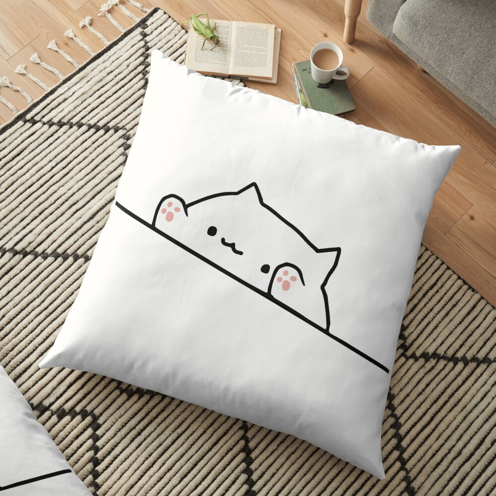 Bongo cat Floor Pillow