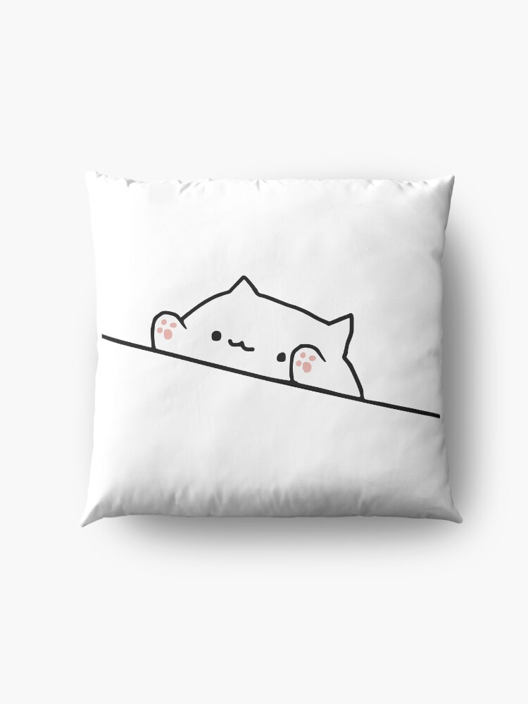 Alternate view of Bongo cat Floor Pillow