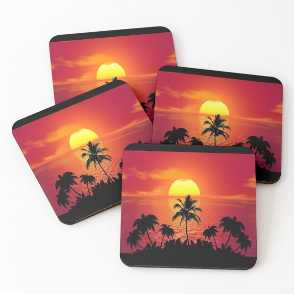 Item preview, Sunset on Tropical Island designed and sold by Isabelle Calisto.