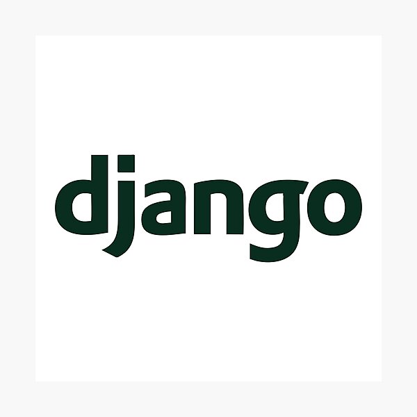 BEST SELLER - Django Frame Work Logo Merchandise Photographic Print