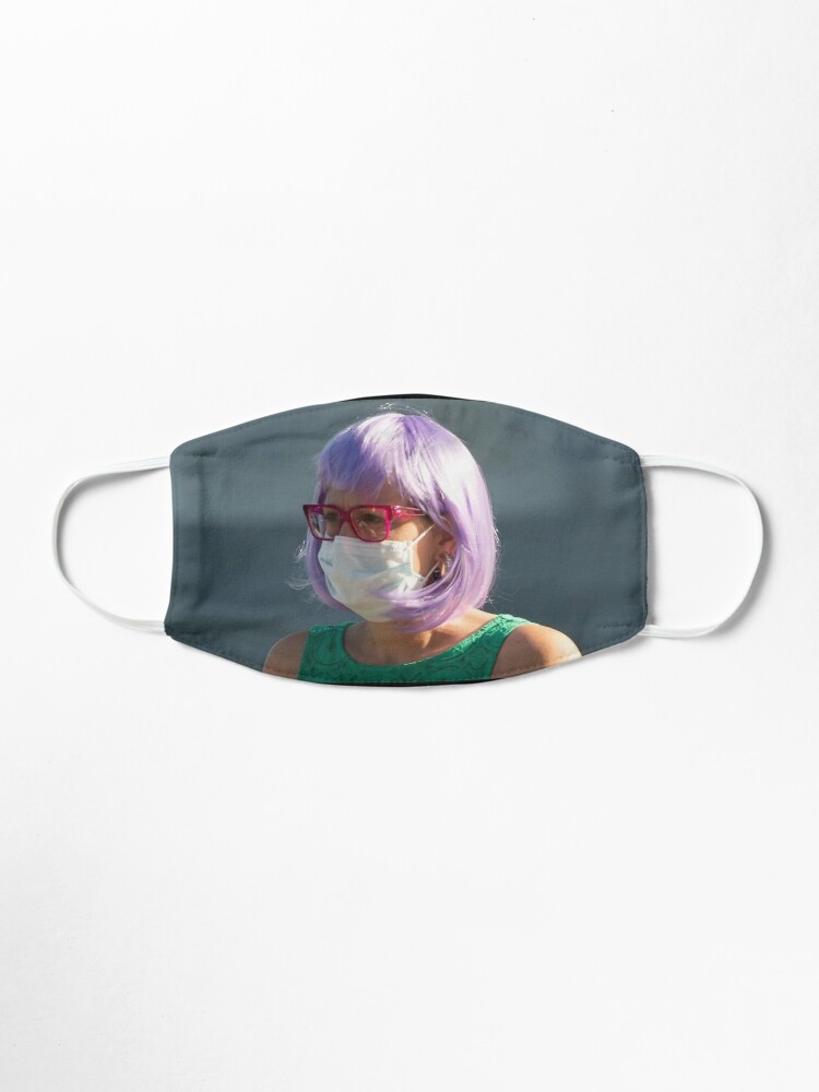 Kysten Sinema Wearing A Mask Mask Mask By Sambatapasplace Redbubble