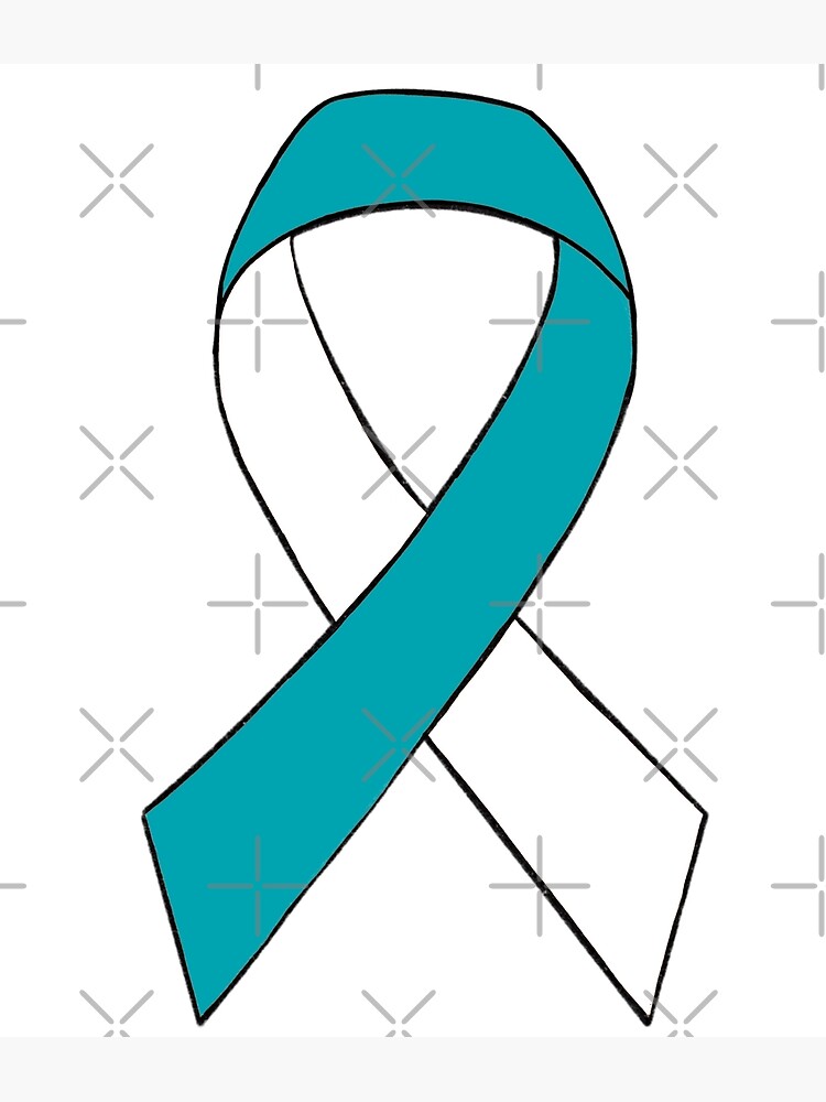 Printable Cervical Cancer Ribbon