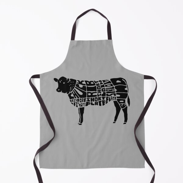 Item preview, Cuts of Beef Cow Infographic black designed and sold by Maria Simone.
