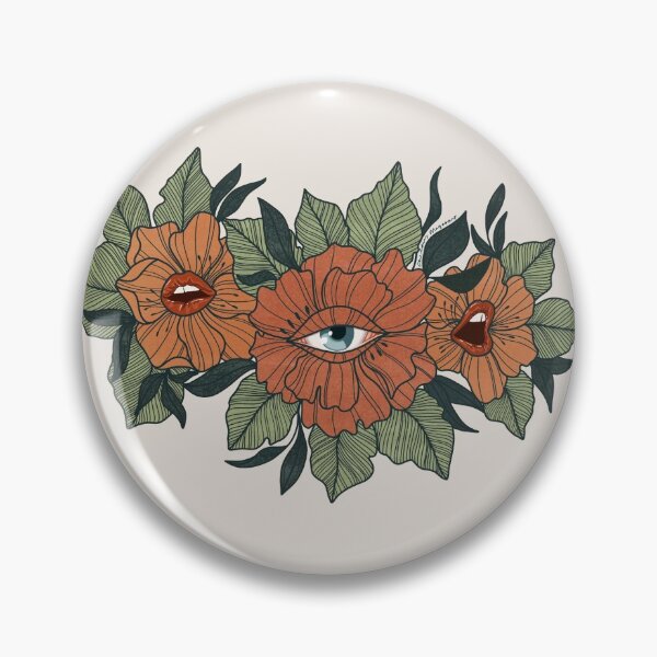 Item preview, Conspicuous Eyes and Her Flower Friends designed and sold by ChelseyMagaoay.