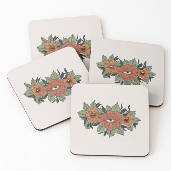 Item preview, Conspicuous Eyes and Her Flower Friends designed and sold by ChelseyMagaoay.