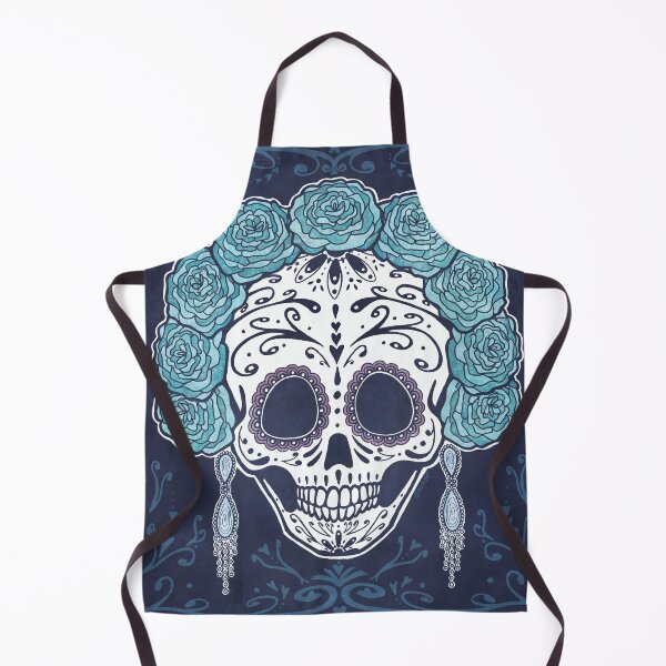 Item preview, Calavera Flores Azules designed and sold by Stack.