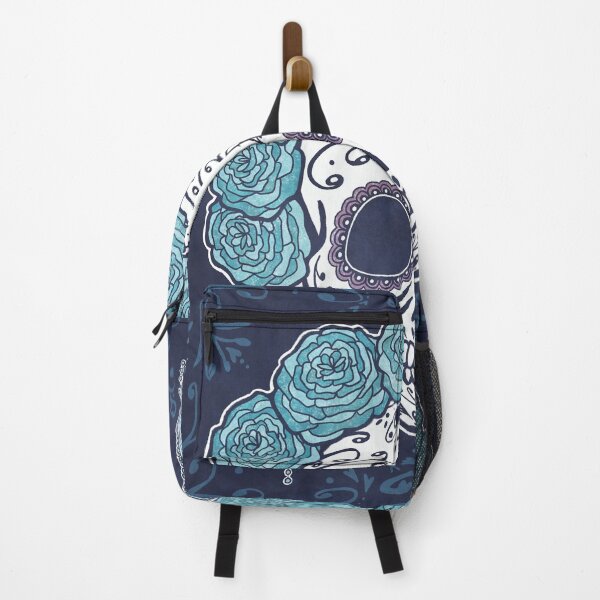 Item preview, Calavera Flores Azules designed and sold by Stack.