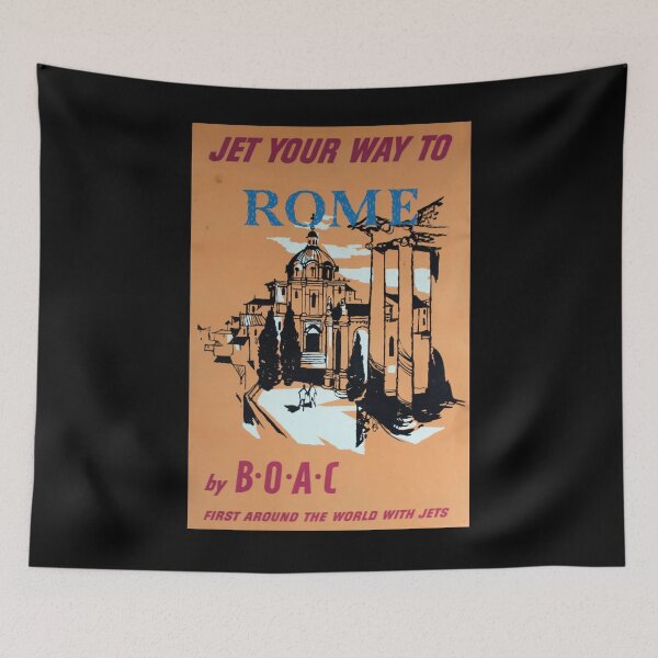 Item preview, Rome vintage travel poster designed and sold by stickart-marek.