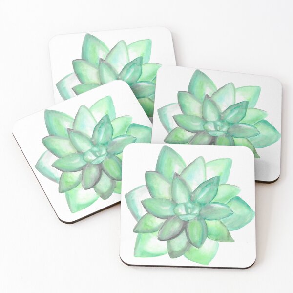 Item preview, Watercolor Succulent designed and sold by brittsbotanical.