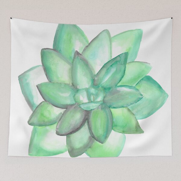 Item preview, Watercolor Succulent designed and sold by brittsbotanical.