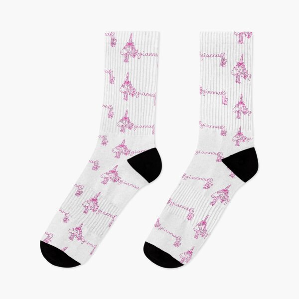 Item preview, Gianna Pink Unicorn Personalized Girl Name designed and sold by JaneApril.