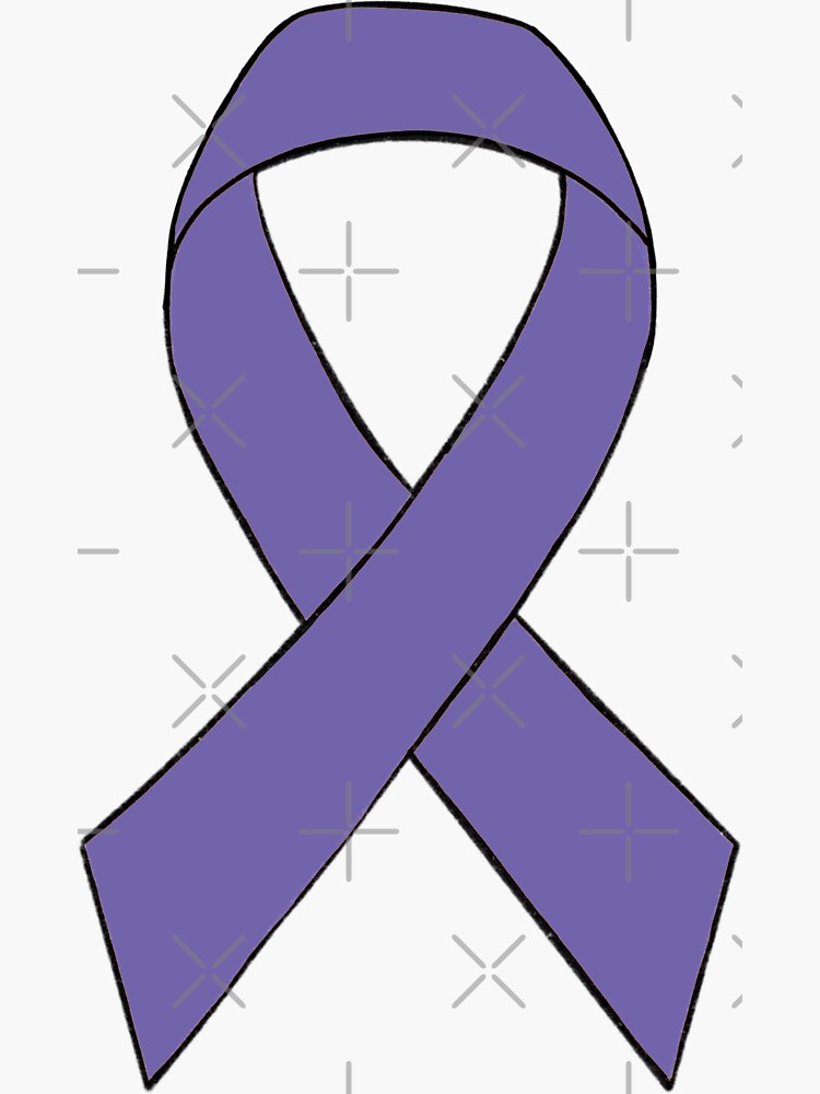 Hodgkin Lymphoma Cancer Ribbon Sticker For Sale By Katiemy12 Redbubble 