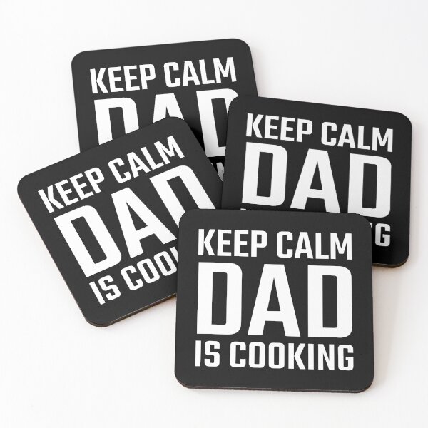 Item preview, Keep Calm Dad is Cooking White designed and sold by quoteology.