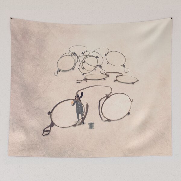 Item preview, old steampunk glasses print designed and sold by yannpendaries.