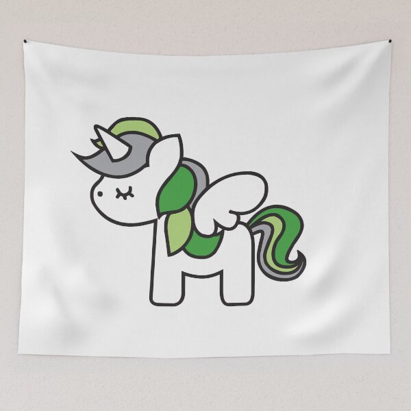 Item preview, Aromantic Unicorn designed and sold by AfterJune.