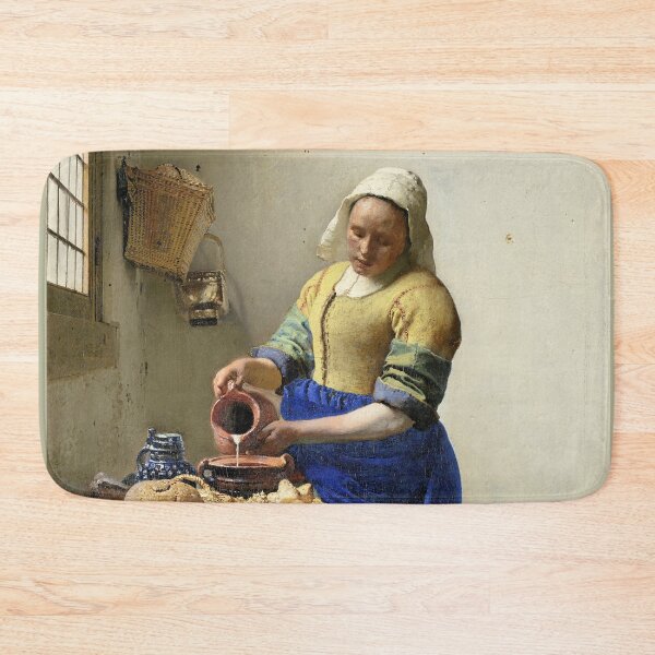 Item preview, Het melkmeisje, Johannes Vermeer, ca. 1660 designed and sold by TJ Devadatta Best.