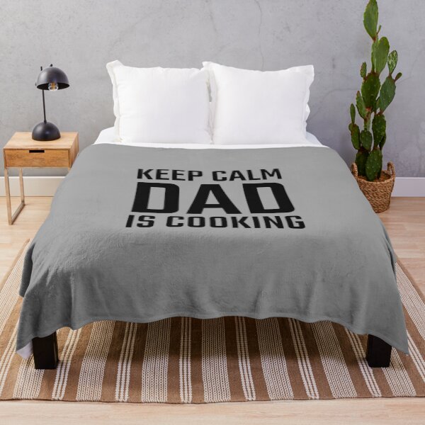 Item preview, Keep Calm Dad is Cooking Black designed and sold by quoteology.