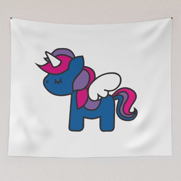Item preview, Bisexual Unicorn designed and sold by AfterJune.