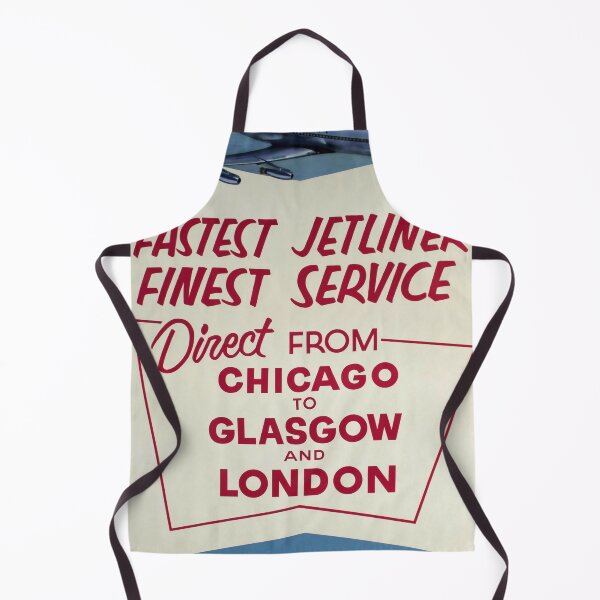 Item preview, Chicago Glasgow London vintage travel poster designed and sold by stickart-marek.