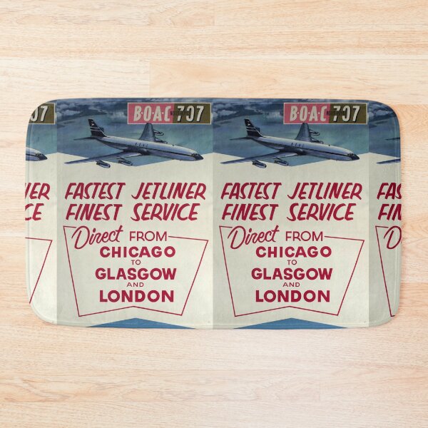 Item preview, Chicago Glasgow London vintage travel poster designed and sold by stickart-marek.