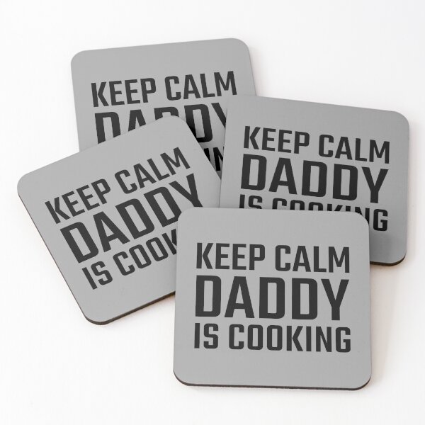 Item preview, Keep Calm Daddy is Cooking Black designed and sold by quoteology.
