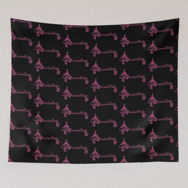 Item preview, Isabelle Pink Unicorn Personalized Girl Name designed and sold by JaneApril.