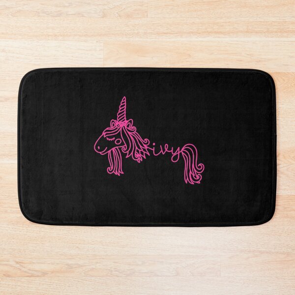 Item preview, Ivy Pink Unicorn Personalized Girl Name designed and sold by JaneApril.