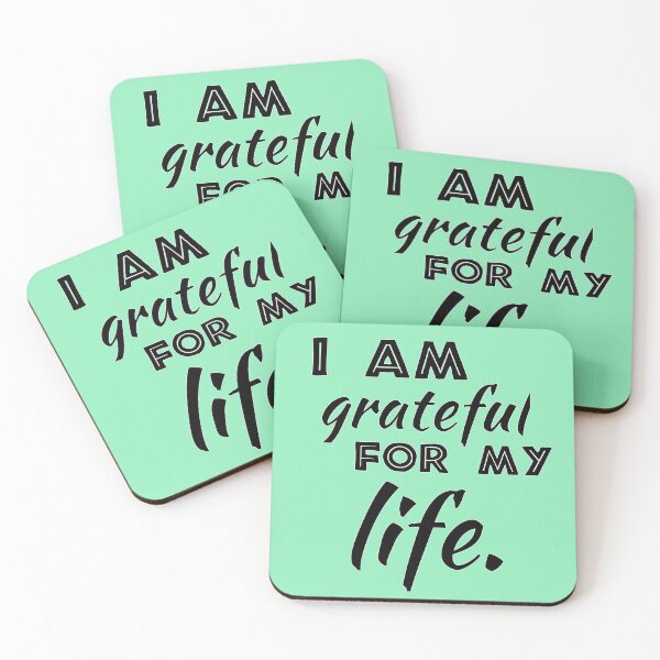 Item preview, I am Grateful for my Life. designed and sold by CrystalRaen.