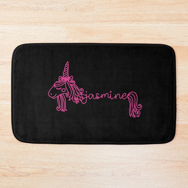 Item preview, Jasmine Pink Unicorn Personalized Girl Name designed and sold by JaneApril.