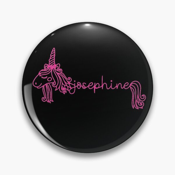 Item preview, Josephine Pink Unicorn Personalized Girl Name designed and sold by JaneApril.