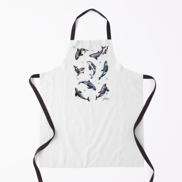 Item preview, "Orca Pod in Watercolor" by Amber Marine, Killer Whale Art, © 2019 designed and sold by Amber Marine ~ Wildlife Artist ~ © 2004-2021.