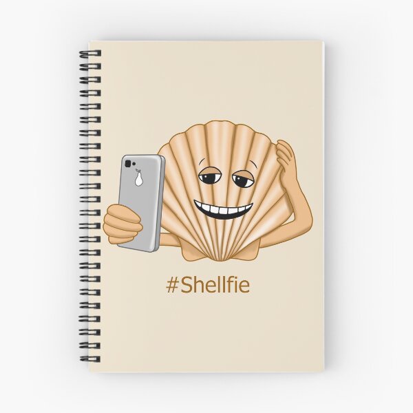 Item preview, Funny Sea Shell Shellfie Cell Phone Selfie designed and sold by csforest.