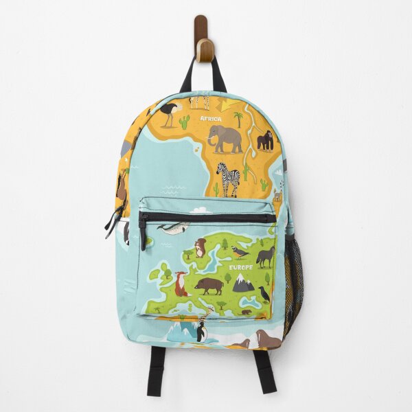 Item preview, Wildlife World Map designed and sold by Vector Scout Lab.