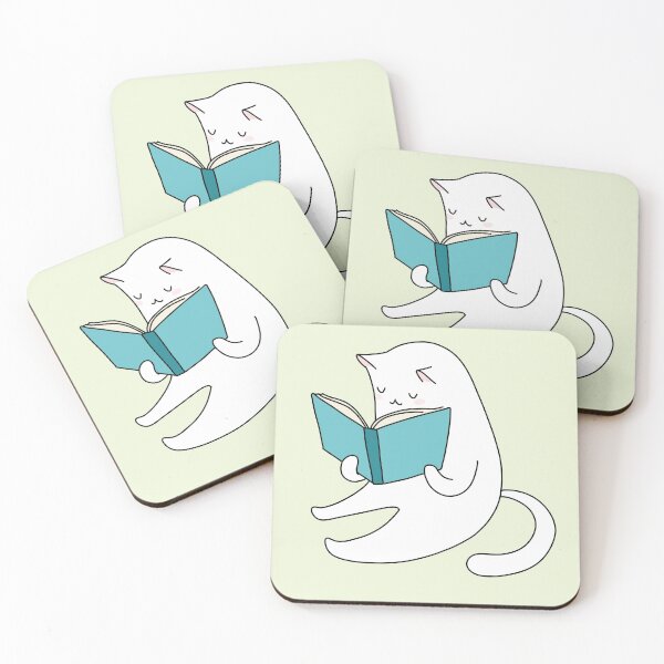 Item preview, Reading Cat Blue designed and sold by little  ochre.