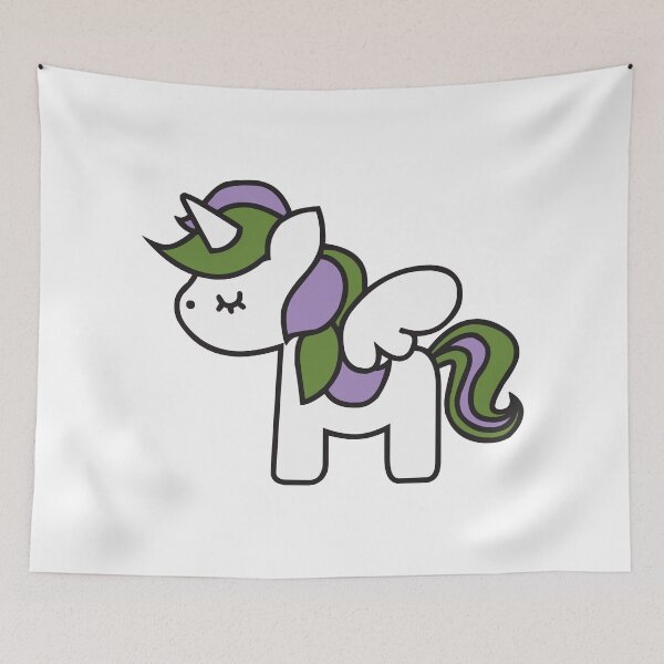 Item preview, Genderqueer Unicorn designed and sold by AfterJune.