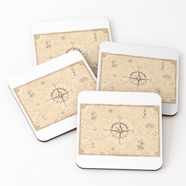 Item preview, Vintage Pirate's Map designed and sold by Vector Scout Lab.