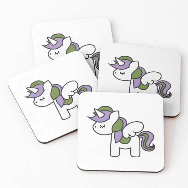 Item preview, Genderqueer Unicorn designed and sold by AfterJune.