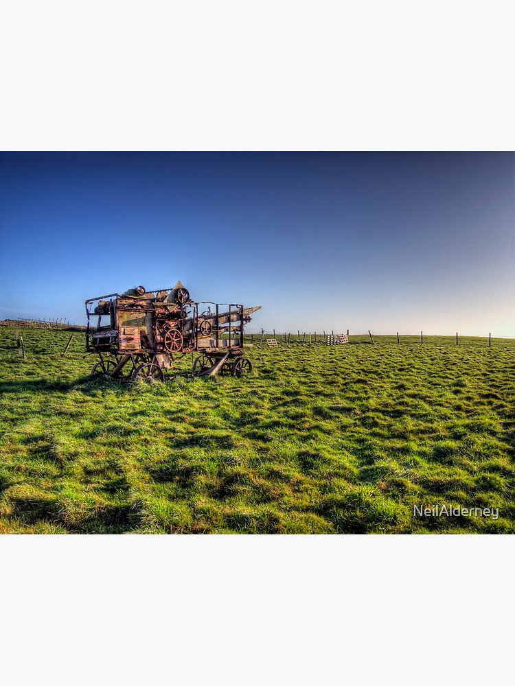 decaying farm machinery on Alderney by NeilAlderney