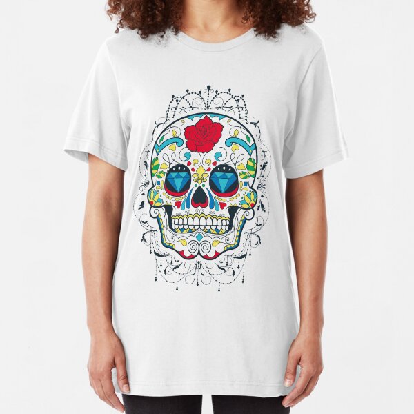 Mexican Skull Slim Fit T-Shirt