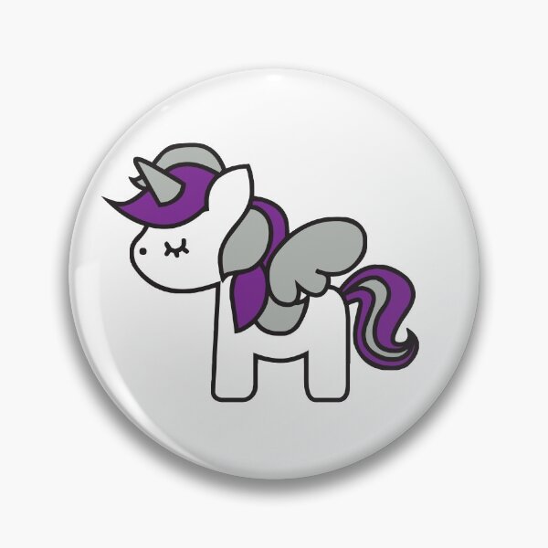 Item preview, Graysexual Unicorn designed and sold by AfterJune.