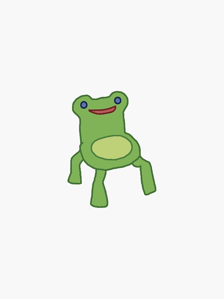froggy chair Sticker