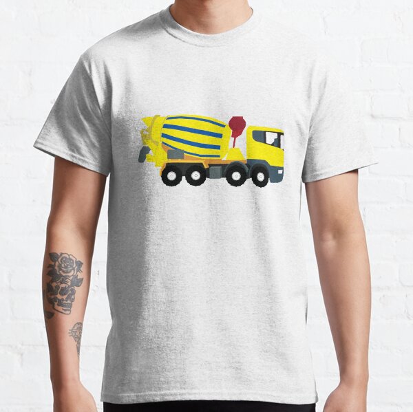 Concrete Cement Truck Construction Trucks Classic T-Shirt