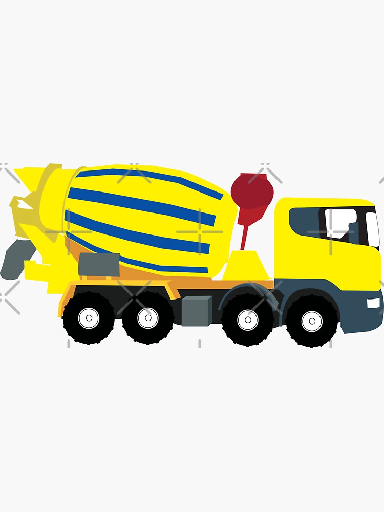 Concrete Cement Truck Construction Trucks by idovedesign