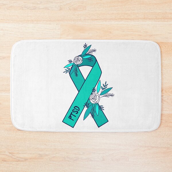 Item preview, PTSD Awareness, Teal Ribbon designed and sold by lozo828.