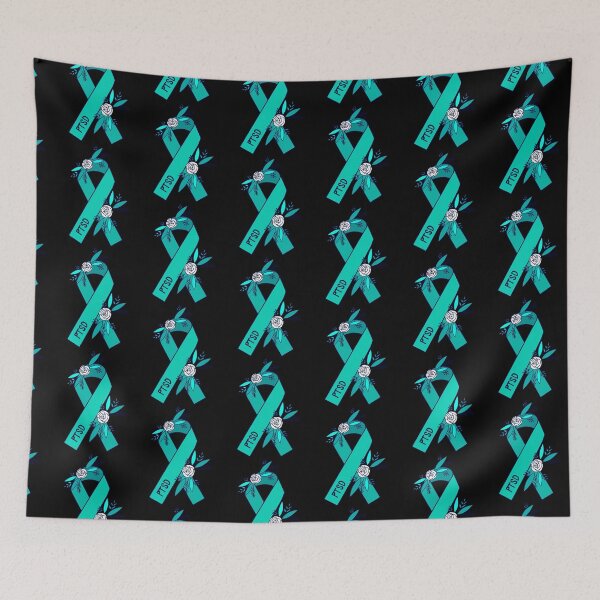 Item preview, PTSD Awareness, Teal Ribbon designed and sold by lozo828.